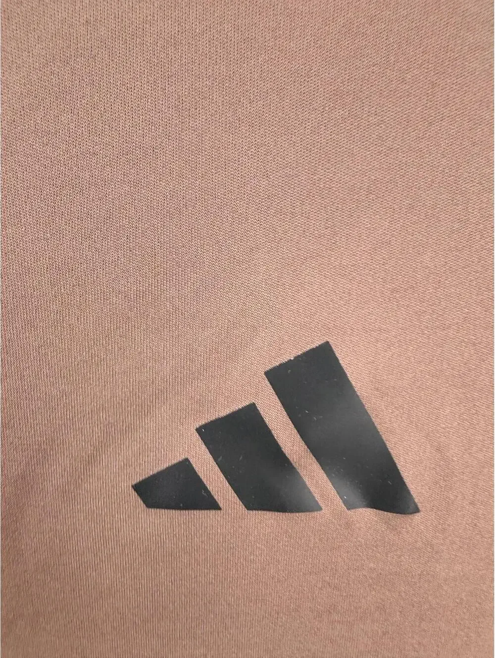 Modern‎ Adidas Training Tee Brown Colorblock Athletic Shirt M